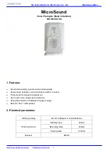 Waytronic MicroSound WT-M14 Quick Start Manual предпросмотр