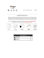 Preview for 2 page of Wazo AROSA T5676 Assembly Instructions