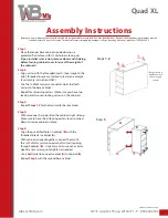 WB Manufacturing Quad XL Assembly Instructions preview
