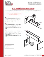 Предварительный просмотр 1 страницы WB Mfg Einstein Station Assembly Instructions