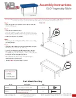 WB Mfg ELO ELP3069-ADJ-RR6 Assembly Instructions preview