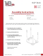 Предварительный просмотр 1 страницы WB Mfg ELO Assembly Instructions