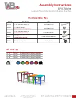 Предварительный просмотр 2 страницы WB Mfg EPIC Laminate Top Assembly Instructions