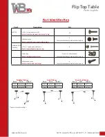 Preview for 2 page of WB Mfg Flip Top Assembly Instructions