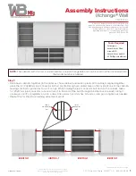 WB Mfg iXchange SSW1001-AL Assembly Instructions Manual предпросмотр