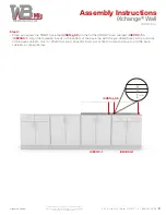 Предварительный просмотр 3 страницы WB Mfg iXchange SSW1002-AL Assembly Instructions Manual