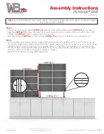 Предварительный просмотр 5 страницы WB Mfg iXchange SSW1202-AL Assembly Instructions Manual