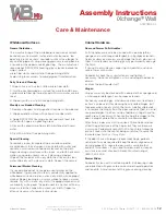 Preview for 12 page of WB Mfg iXchange Assembly Instructions Manual