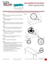 WB Mfg LOBO LOB3071-ADJ-RR6 Assembly Instructions предпросмотр