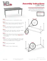 Preview for 1 page of WB Mfg LOBO Assembly Instructions