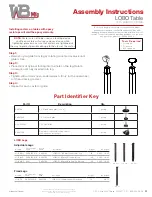 Preview for 4 page of WB Mfg LOBO Assembly Instructions