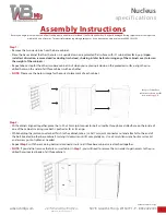 WB Mfg Nucleus CLN7110-3/T3030-AC Assembly Instructions предпросмотр