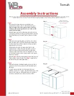 Предварительный просмотр 1 страницы WB Mfg Tomah Assembly Instructions