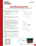 Preview for 2 page of WB Mfg Tomah Assembly Instructions