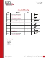 Предварительный просмотр 3 страницы WB Mfg Tomah Assembly Instructions