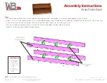 Предварительный просмотр 1 страницы WB Mfg Viola Assembly Instructions Manual