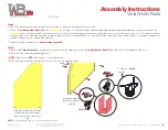 Предварительный просмотр 5 страницы WB Mfg Viola Assembly Instructions Manual