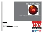 WB WIDEBAND WB B2 Quick Start Manual preview