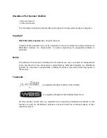 Preview for 2 page of WBS D6204A User Manual