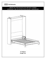 Preview for 1 page of WBS Simple bed Instruction