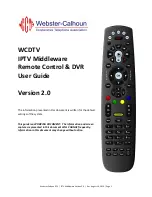 WCDTV IPTV Middleware
Remote Control & DVR User Manual preview