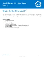 Preview for 4 page of WCP GreyT Elevator V3 User Manual