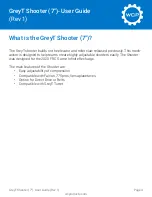 Preview for 4 page of WCP GreyT Shooter User Manual