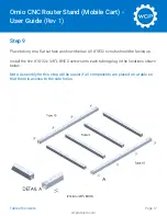 Preview for 17 page of WCP Omio CNC Router Stand User Manual