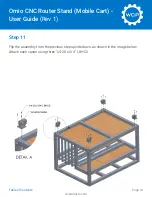 Preview for 19 page of WCP Omio CNC Router Stand User Manual