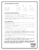 Предварительный просмотр 4 страницы WCT mody Pumps M-0.5 Operating Instructions, Installation & Maintenance Manual