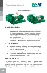 Preview for 14 page of WDM GE Series Operation Manual