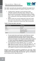 Preview for 20 page of WDM GE Series Operation Manual