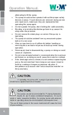 Preview for 4 page of WDM NE 4 113-4-220 Operation Manual