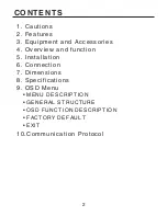 Preview for 2 page of WDR M062-VDW101-003 Operation Manual