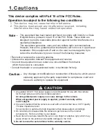 Preview for 3 page of WDR M062-VDW101-003 Operation Manual