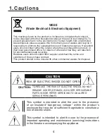 Preview for 4 page of WDR M062-VDW101-003 Operation Manual