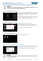 Предварительный просмотр 20 страницы WDT Granudos 10 Touch Operating And Installation Instructions