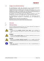 Preview for 7 page of WDT UP 35 Operating Instructions Manual