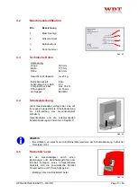 Preview for 13 page of WDT UP 35 Operating Instructions Manual