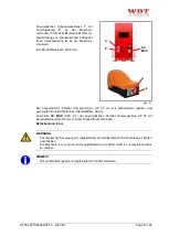 Preview for 16 page of WDT UP 35 Operating Instructions Manual