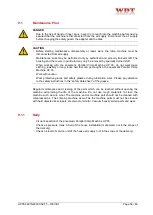 Preview for 56 page of WDT UP 35 Operating Instructions Manual