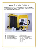 Preview for 2 page of We Care Solar Solar Suitcase User Manual