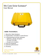 Preview for 1 page of We Care Solar Suitcase WCS200 User Manual