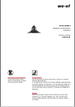 Preview for 1 page of WE-EF ASP530 LED Installation And Maintenance Instructions Manual