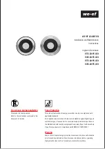 WE-EF ETC130-FS LED Installation And Maintenance Instructions Manual preview