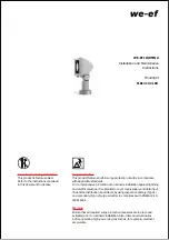 WE-EF FLB141 #2 LED Installation And Maintenance Instructions Manual preview