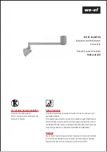 WE-EF FLB141 4 LED Installation And Maintenance  Instruction preview