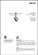 WE-EF FLB141 Installation And Maintenance Instructions Manual preview