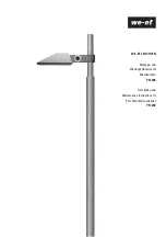 Preview for 1 page of WE-EF PFL230 Installation And Maintenance Instructions Manual