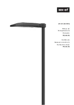 Preview for 1 page of WE-EF PFL540 LED Installation And Maintenance Instructions Manual